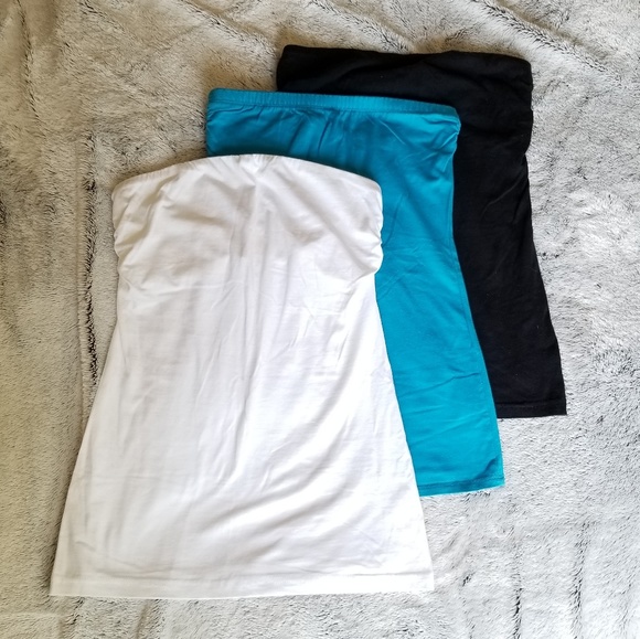 anchor blue Tops - Fitted Tube Tops